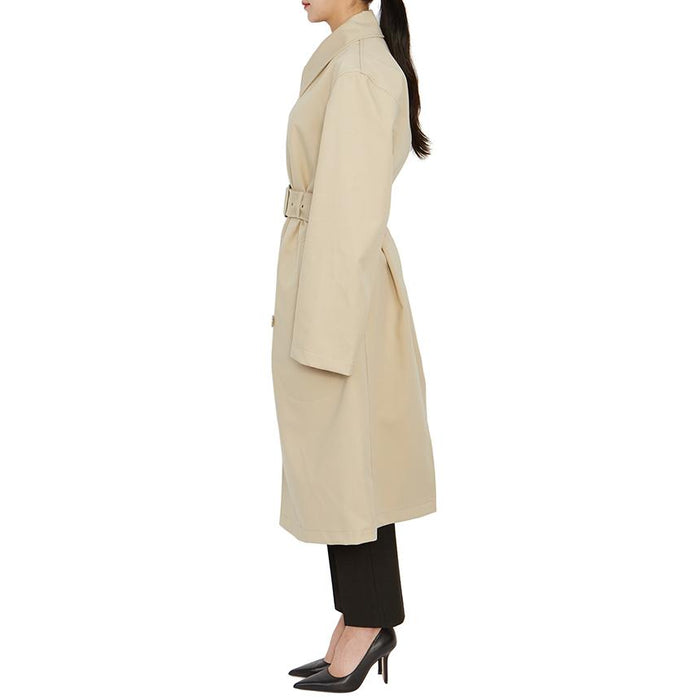 Lemaire Military Double-Breasted Long Trench Coat Unisex