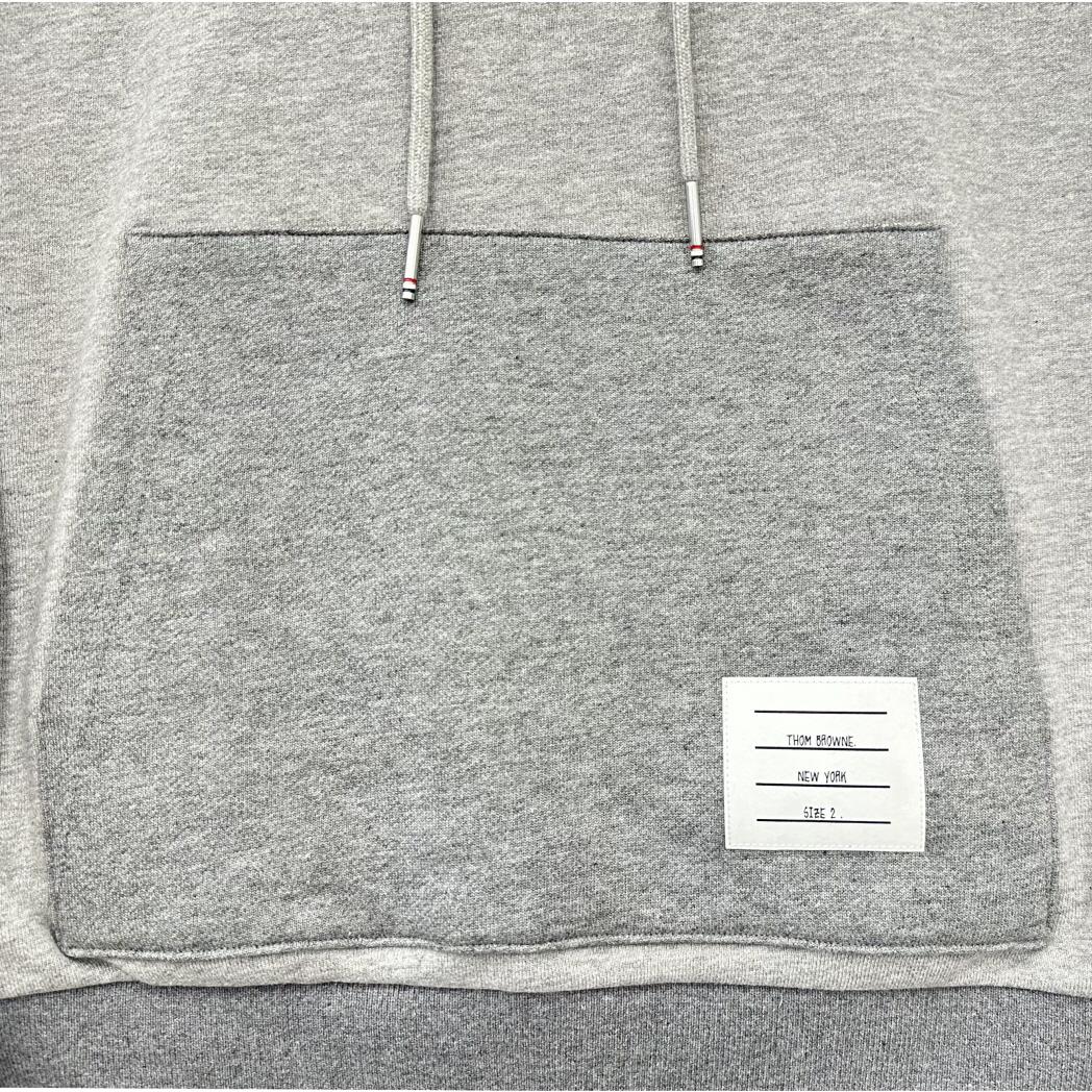 THOM BROWNE 4-Bar Armband Funmix Hoodie Sweatshirt Men’s MJT074F 982