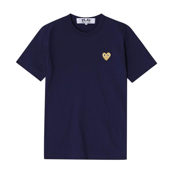 Comme des Garcons Gold Heart Patch Play Short Sleeve T-Shirt AX T216 051 2
