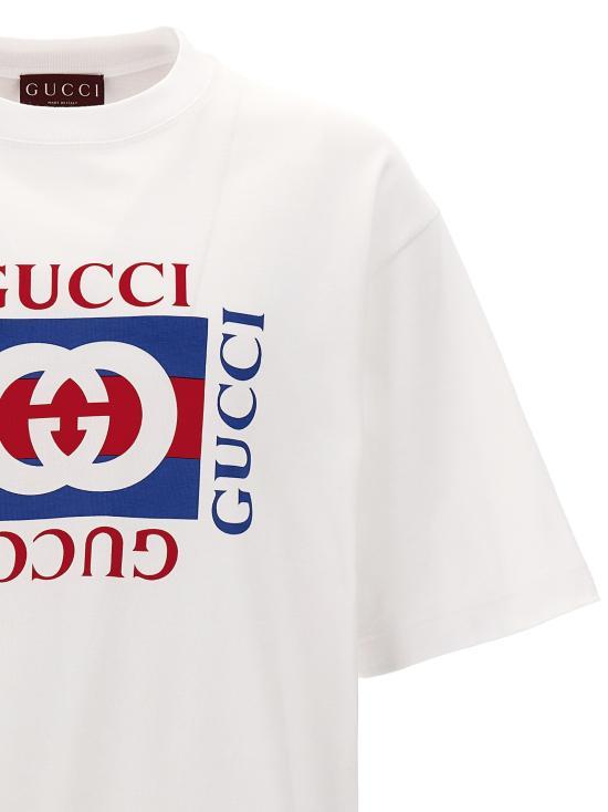 GUCCI Cotton Jersey T-Shirt White Men’s