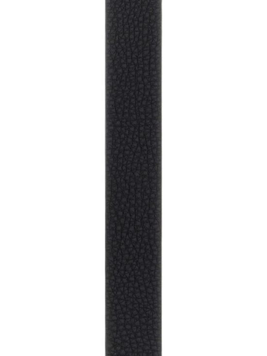 FENDI Black Brown Leather Reversible Belt