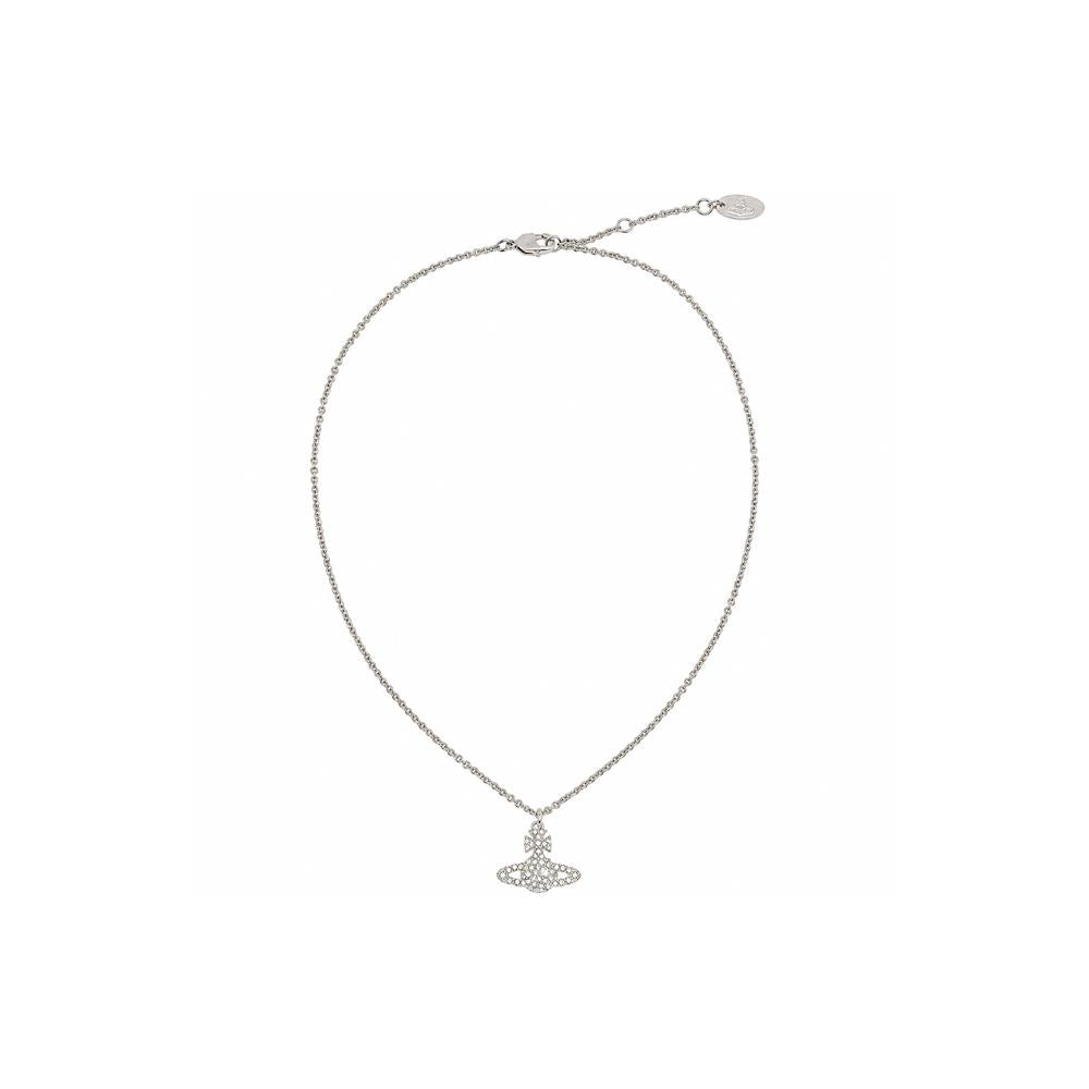 Vivienne Westwood Silver Grace Bas Relief Pendant Necklace