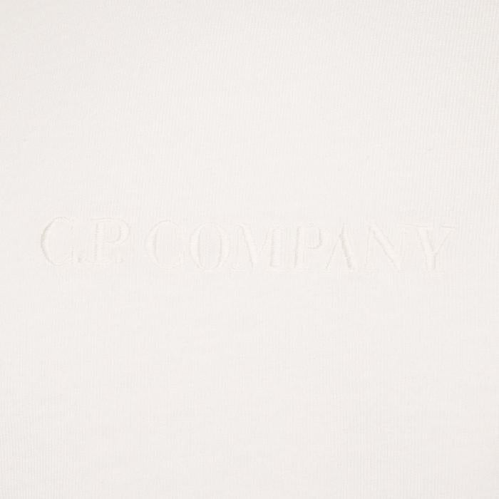CP Company Logo Print Short Sleeve T-Shirt Men White Cotton