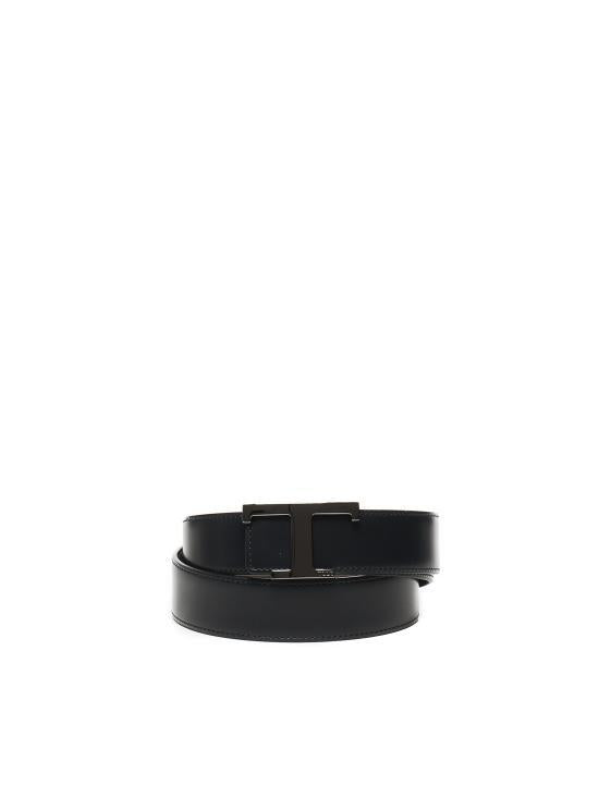 Tods Leather Belt for Men XCMCQR55100HDL 01L7 BLUE BROWN DOM