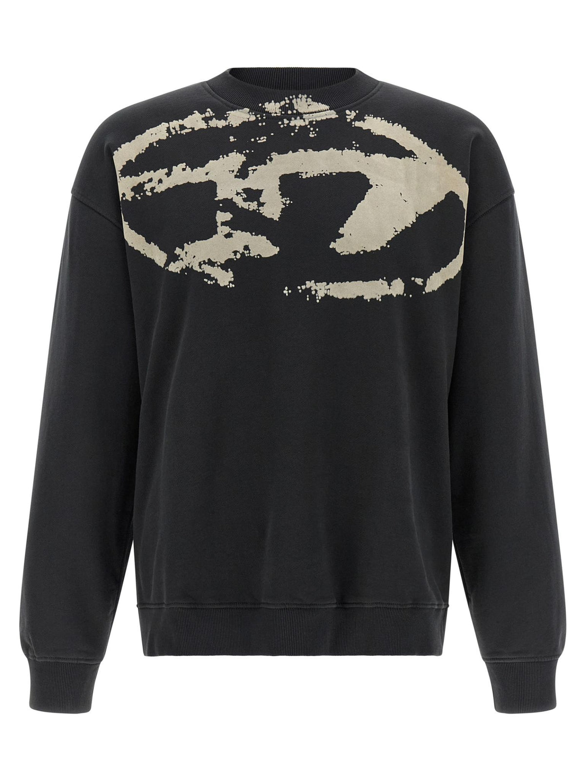 DIESEL Logo Cotton Sweatshirt for Men