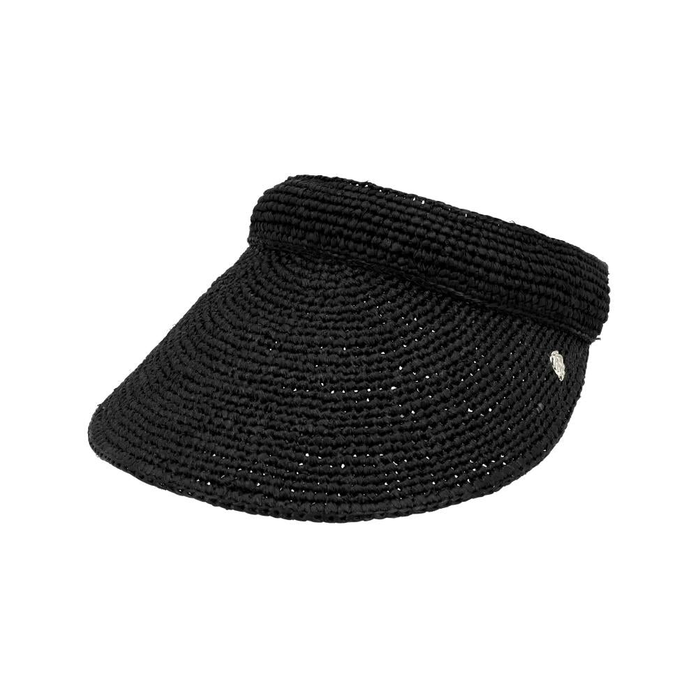 HELEN KAMINSKI Charcoal Erin Visor Women’s Sun Cap HAT51934 CA