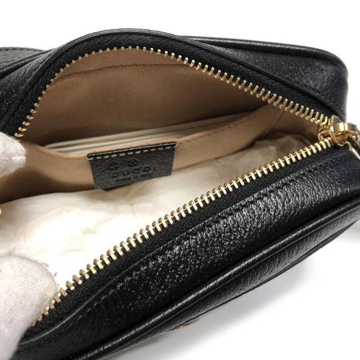 GUCCI Ophidia Mini Shoulder Bag Black 517350 DJ2DG 1060