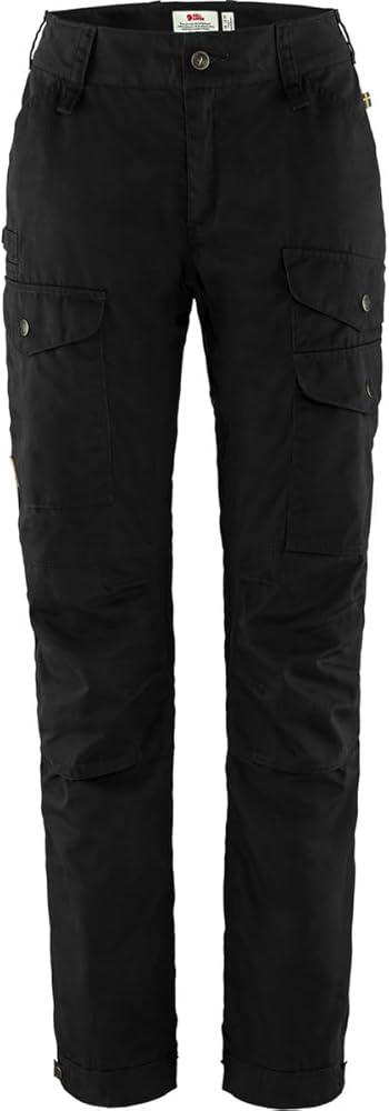 Fjallraven Straight Pants Black Classic Women’s