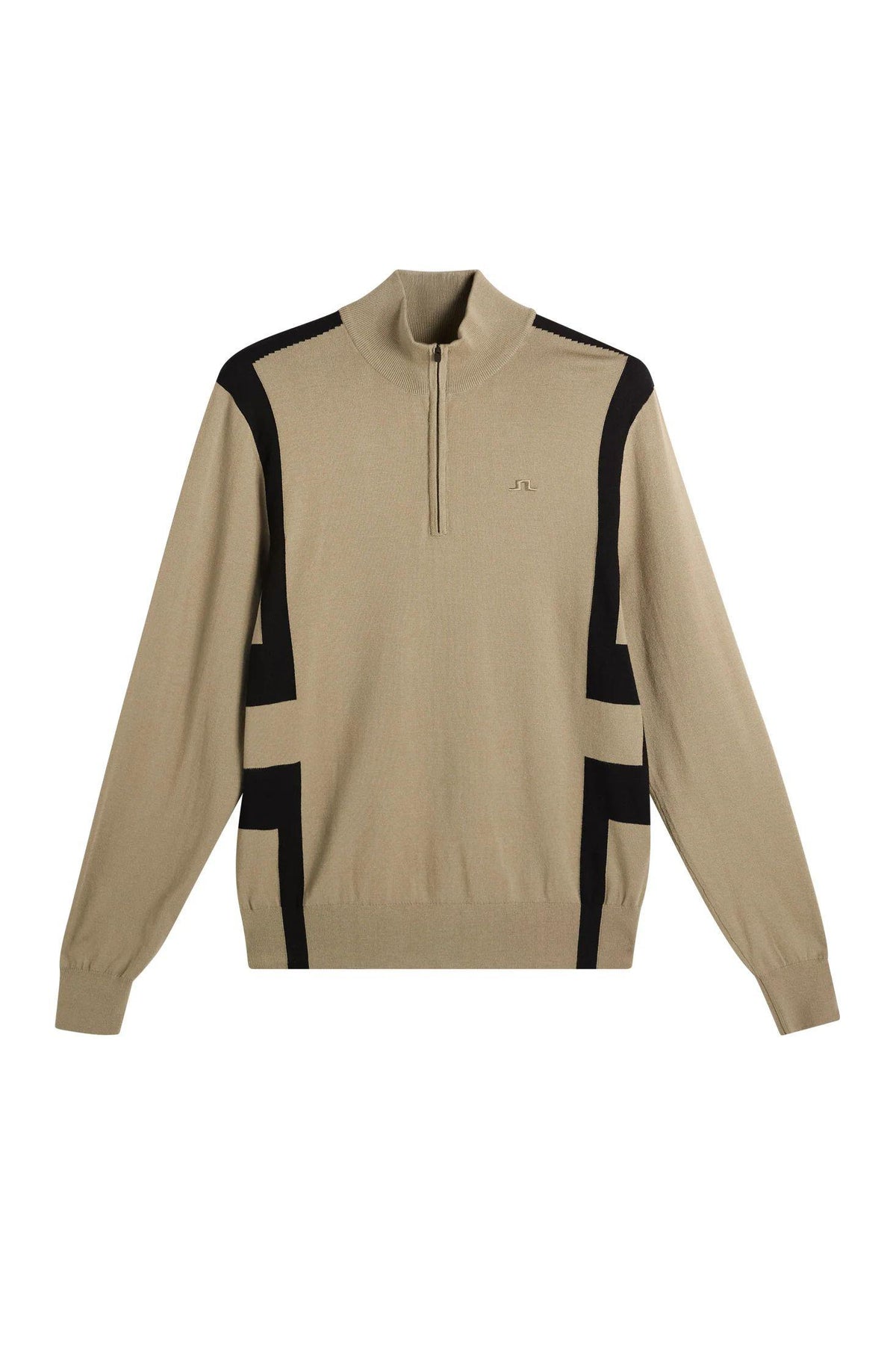 J LINDEBERG Men’s Golf Knit Half-Zip Sweater Brown