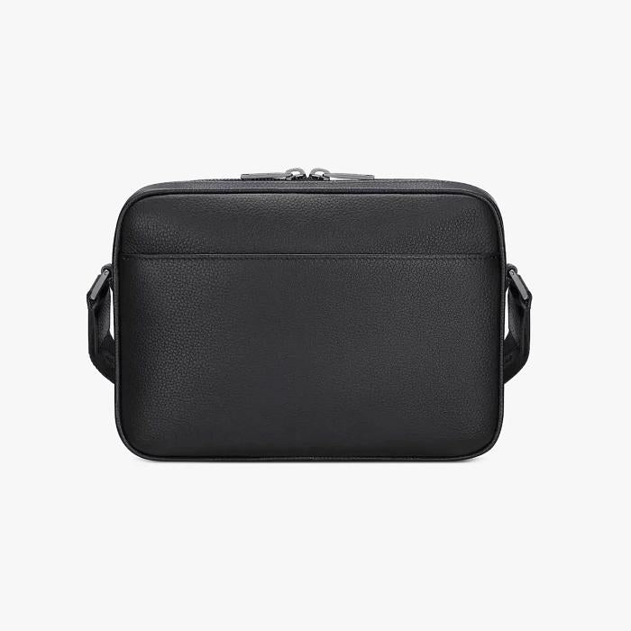 DIOR Rider 20 Zip Messenger Bag Black Leather Crossbody 1ESPO340YKS H03E