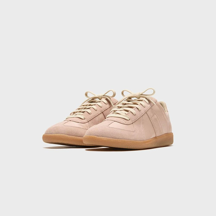 Maison Margiela White Leather German Army Low-Top Sneakers Men