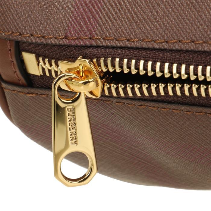 BURBERRY Medium Check Bowling Bag Tote