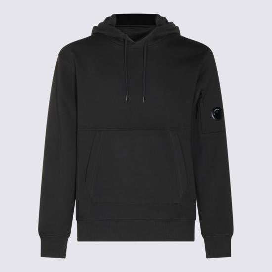 CP Company Raven Cotton Hooded Sweatshirt for Women
