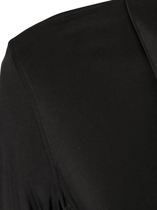 Helmut Lang Classic Button-Down Shirt for Women O02HW515001 BLACK DOM