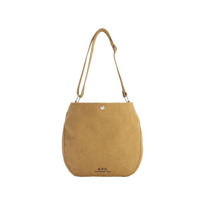 A.P.C. Beige Journal Shoulder Bag M61939 CAG