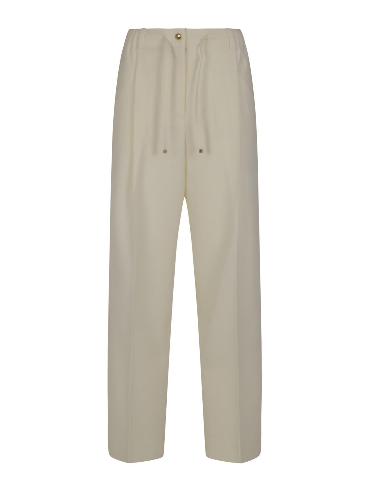 Moncler Beige Wool Classic Trousers
