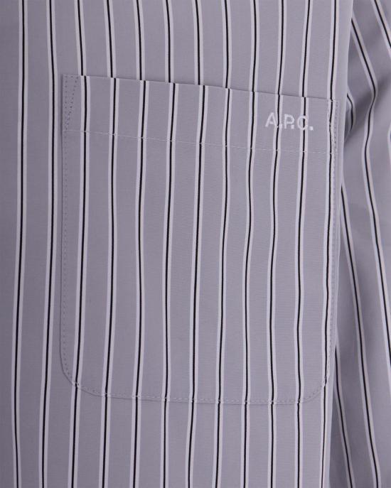 A.P.C. Gray Long Sleeve Shirt