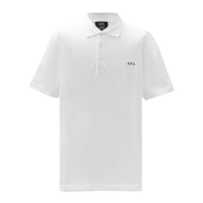 A.P.C. Carter Logo Short Sleeve Polo Shirt