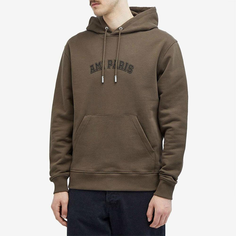 AMI Unisex Paris Logo Hooded Sweatshirt Hoodie