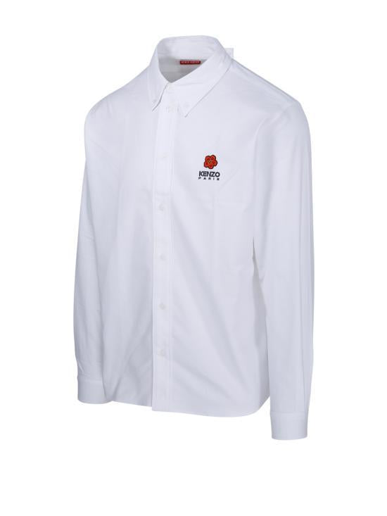 KENZO White Long Sleeve Shirt FD55CH4109 LO01