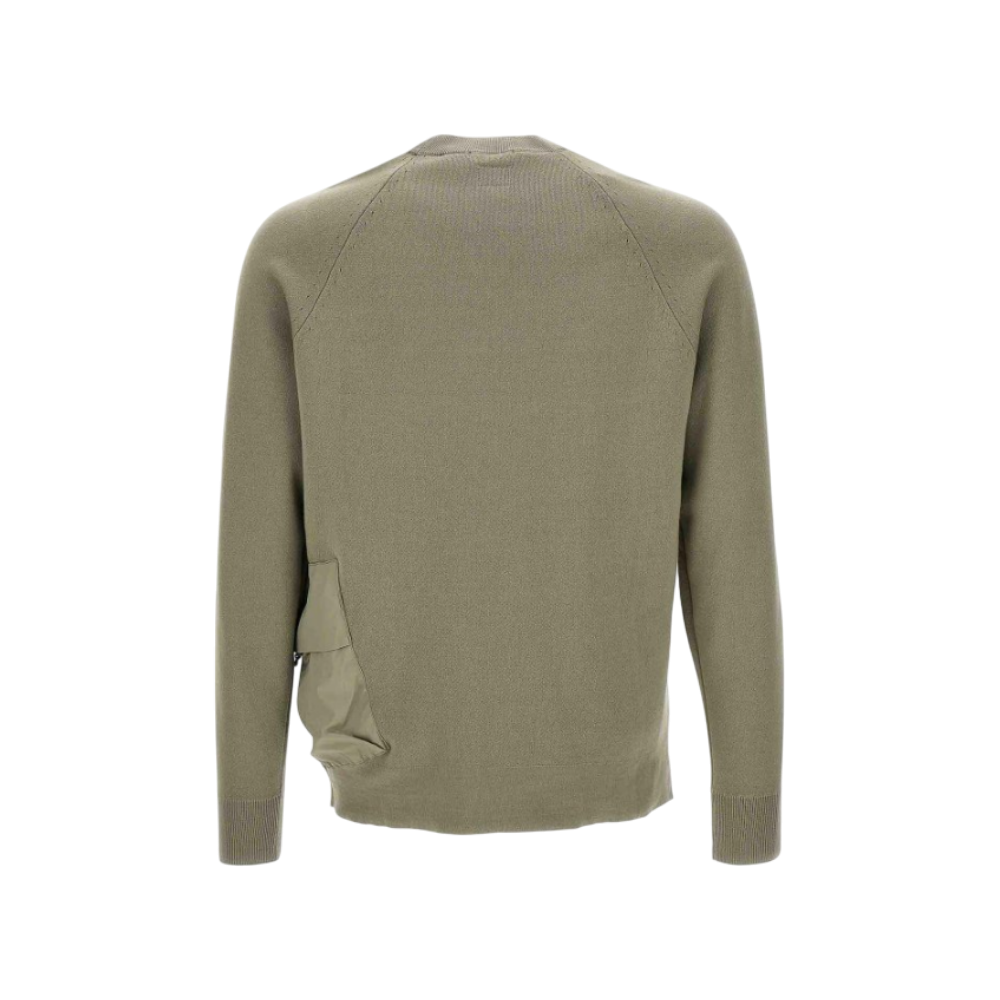 CP Company Double Mix Pocket Knit Men's T-Shirt Khaki