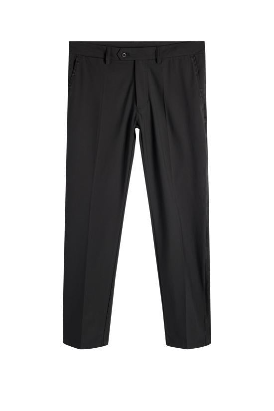 J LINDEBERG Straight Classic Pants for Men GMPA154999999 BLACK DOM