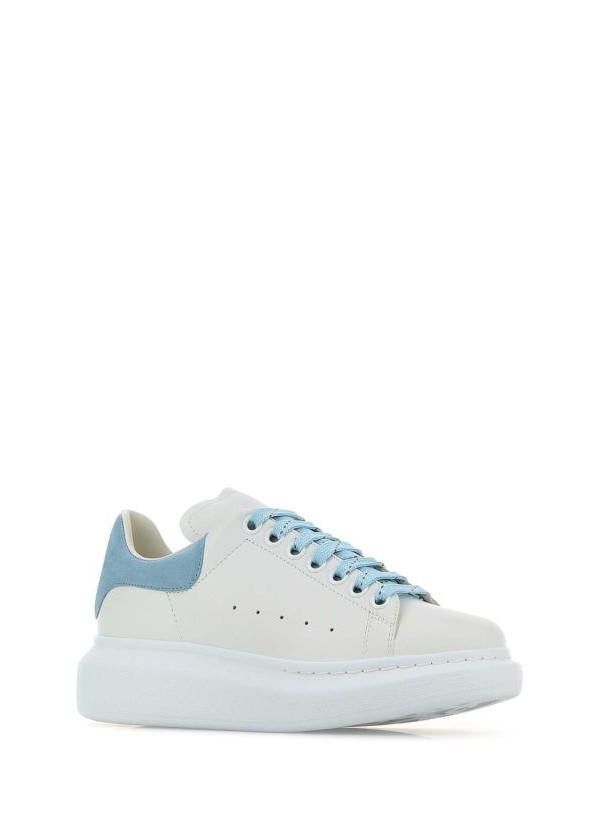 Alexander Mcqueen Oversized White Leather Low Top Sneakers