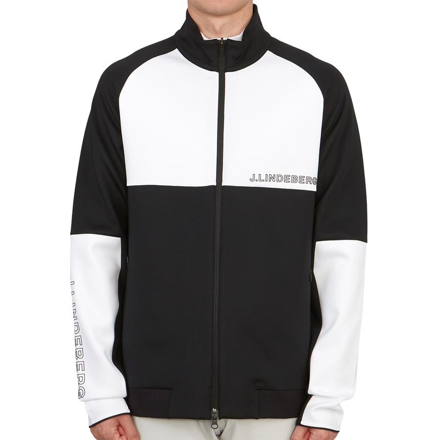J LINDEBERG Men’s Golf Mid Layer Jacket Black