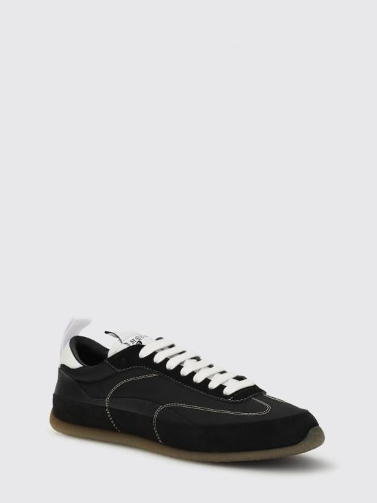 Alexander Mcqueen White Leather Low-Top Sneakers for M 854015WIAJN1192 BLACK DOM