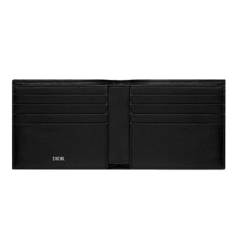 DIOR Oblique Compact Bifold Wallet for Men Card Holder 2OBBH027YSE 2