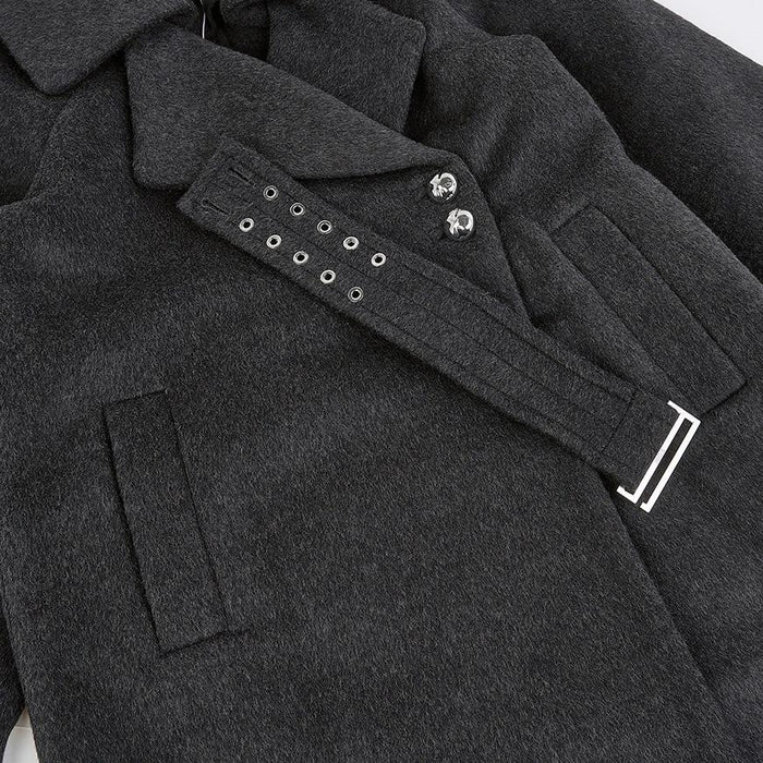 GANNI Women’s Double-Breasted Belted Coat
