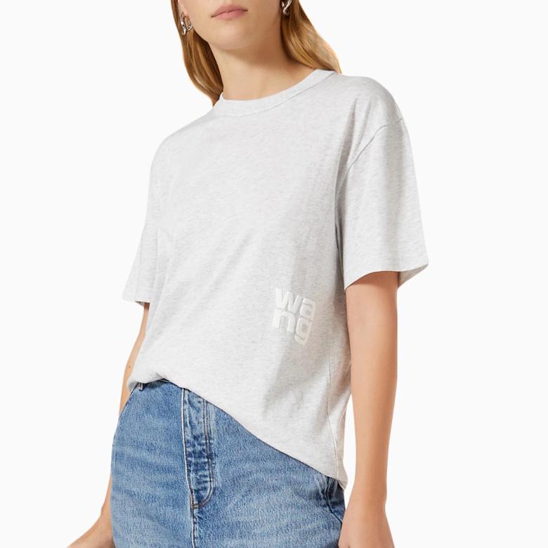 ALEXANDER WANG Puff Logo Short Sleeve T-Shirt 4CC3241520 050