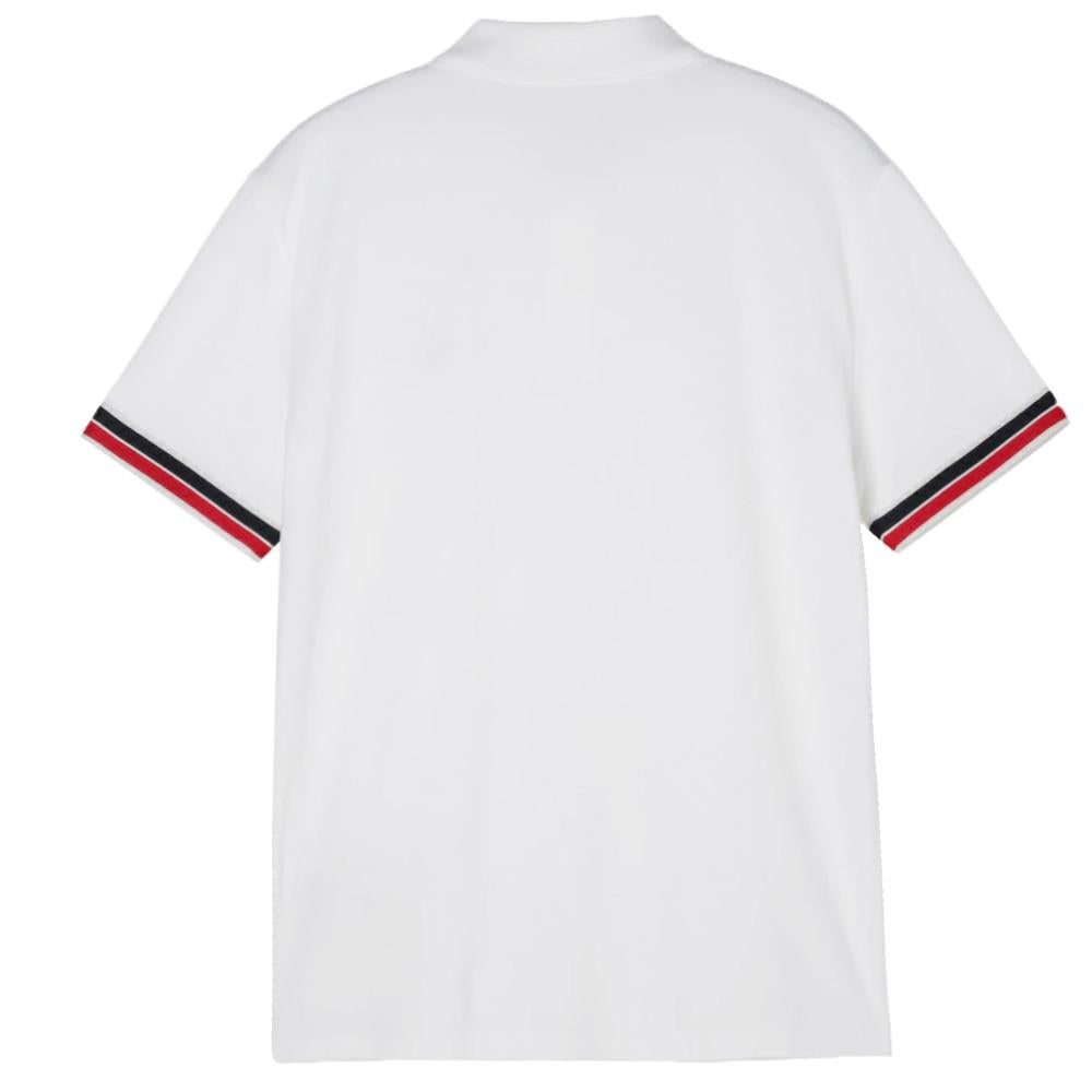 Moncler Logo Patch Polo Shirt White Men's 8A00020 89A16 034