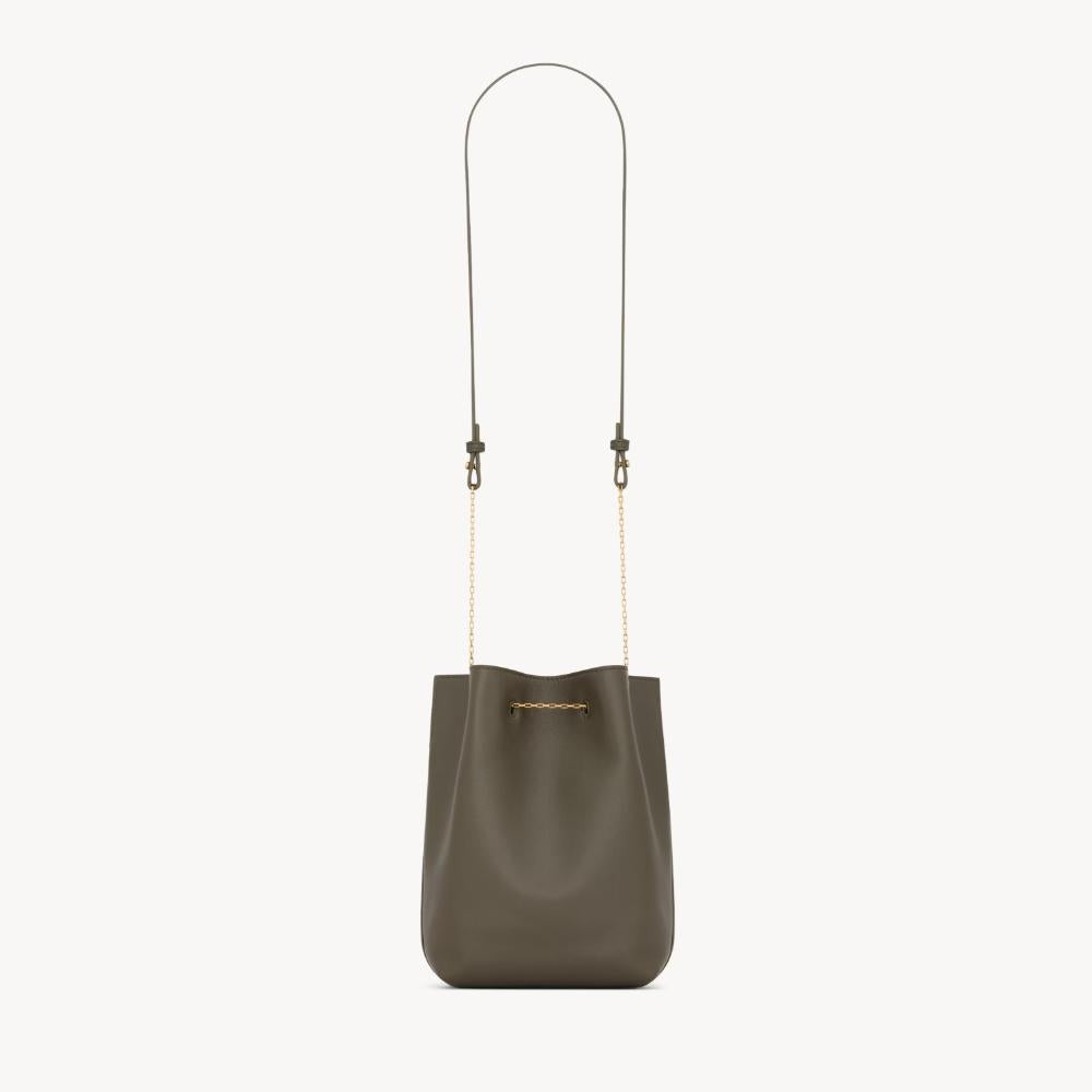 Saint Laurent Pouchon Bucket Bag Light Musk Shoulder Bag