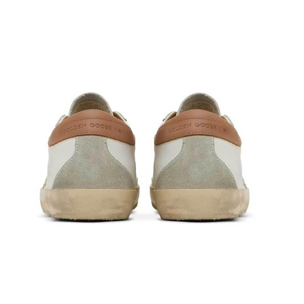GOLDEN GOOSE Superstar Classic Star Brown Heel Low-Top Sneakers