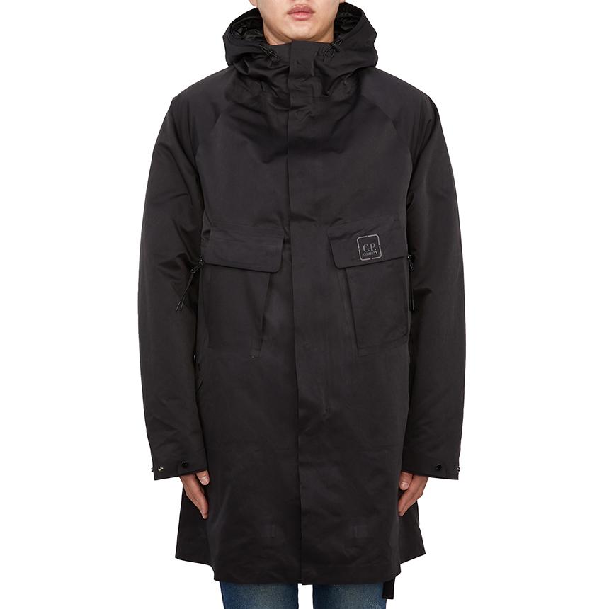 CP Company Men’s Puffer Jacket Black Down Coat