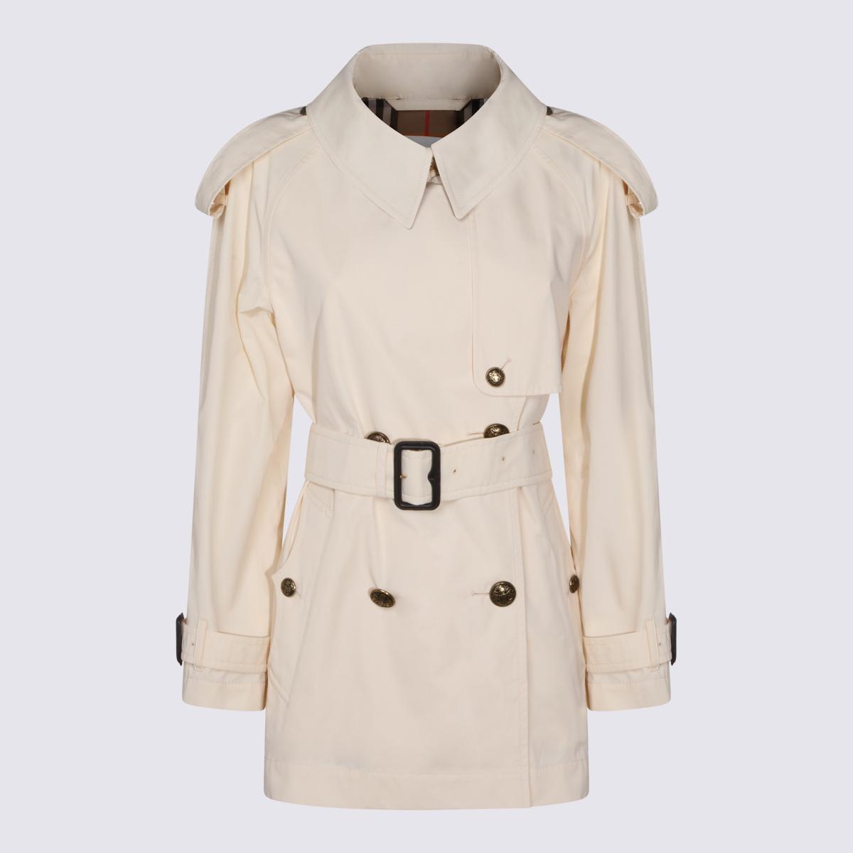 BURBERRY Beige Cotton Trench Coat Women