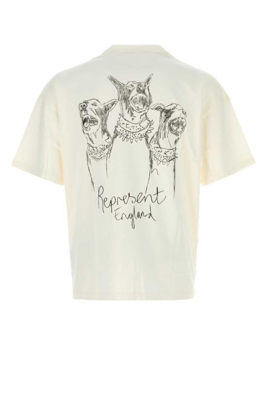REPRESENT Flat White Short Sleeve T-Shirt MLM10038372