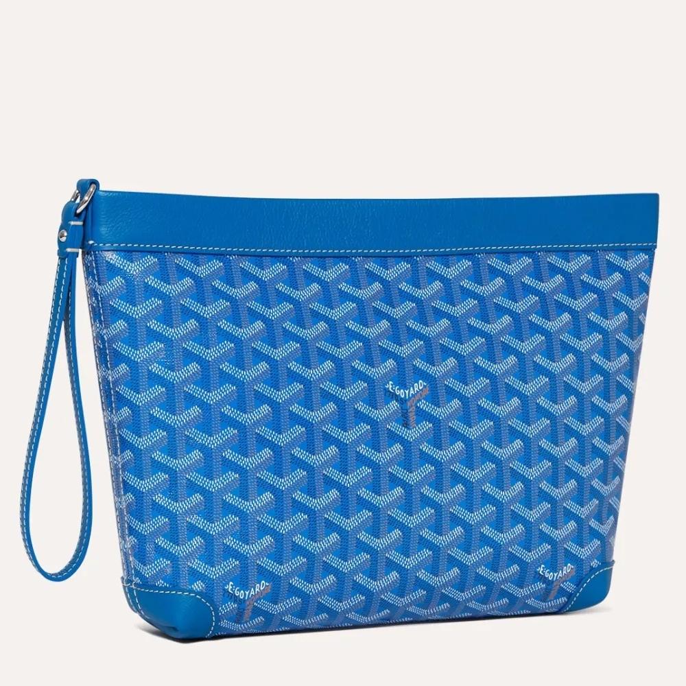 GOYARD Goyardine Coated Canvas Clutch Pouch Unisex All Colors