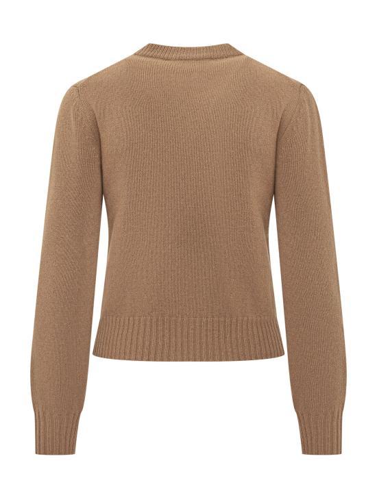 AMI ADC Cashmere Cardigan Women’s FKC364 005 280 CAMEL DOM