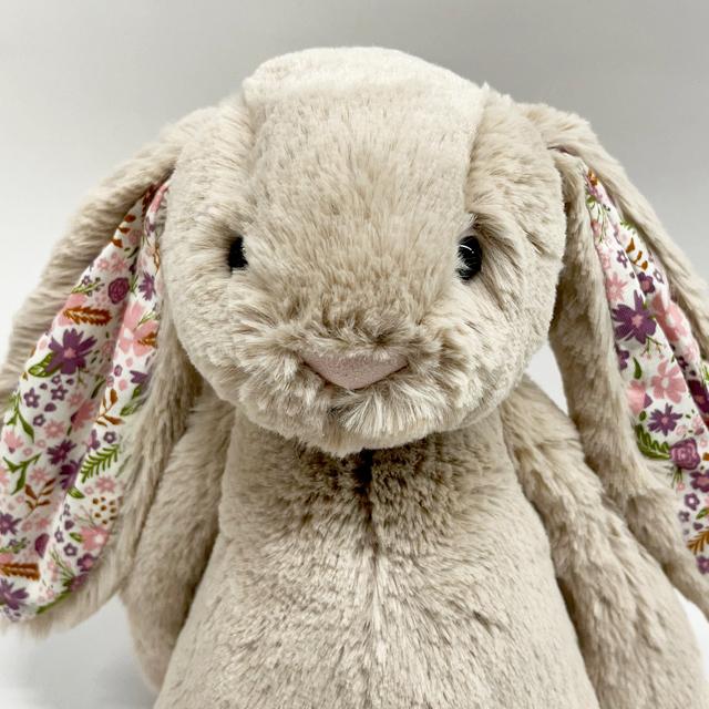 jELLYCAT Blossom Beige Bunny Petal Medium Keyring