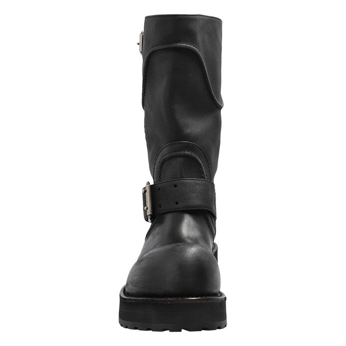 BALENCIAGA Venom Leather Chelsea Boots Black Men