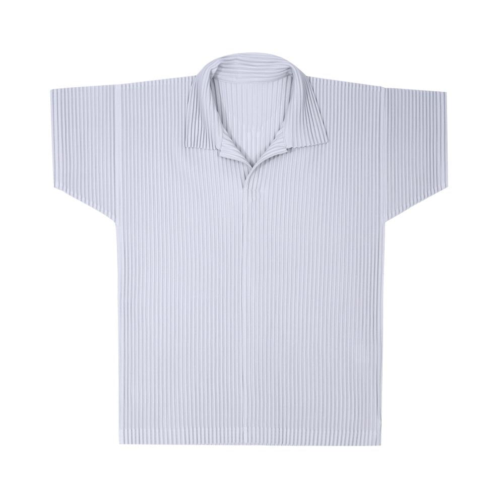 Issey Miyake Basic Short Sleeve Polo T-Shirt Men HP66 JM530 11