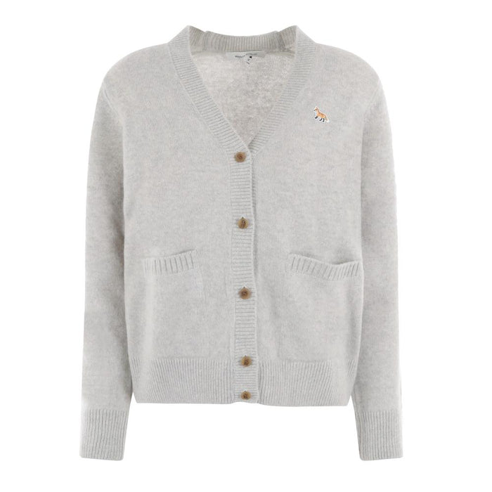 Maison Kitsune Fox Wool Cardigan LW00507KT1006 H120