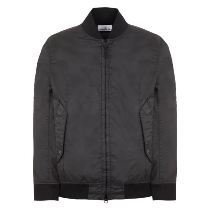 STONE ISLAND Membrana 3L TC Bomber Jacket Black Men's