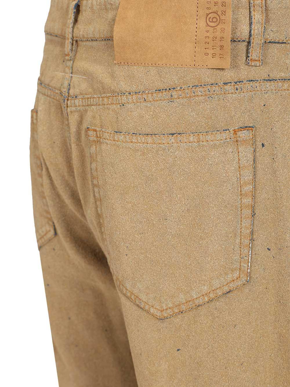 Maison Margiela Indigo Denim Jeans Men’s Straight-Leg Pants