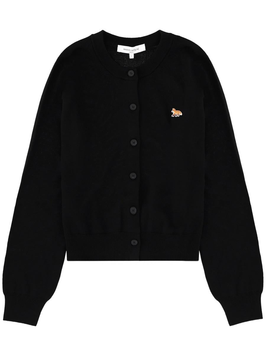 Maison Kitsune Wool Blend Knit Cardigan for Women