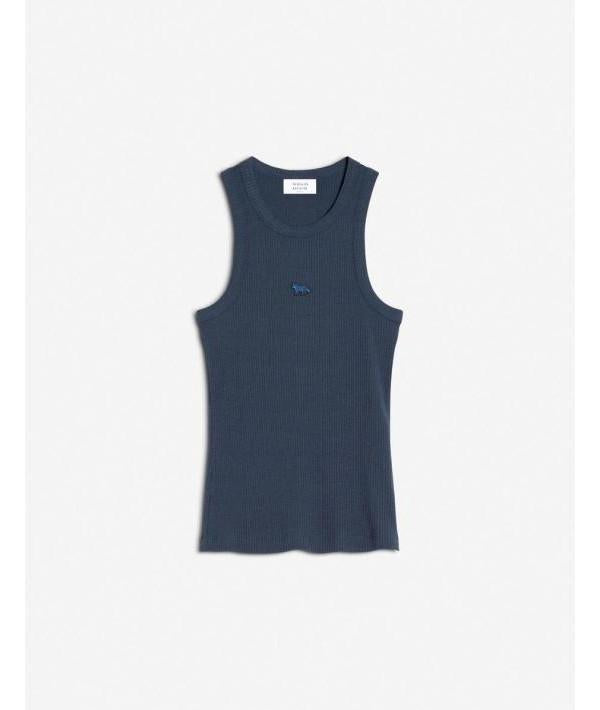 Maison Kitsune Baby Fox Patch Ribbed Tank Top OW00604KJ0134 OW00604 KJ0134 P476