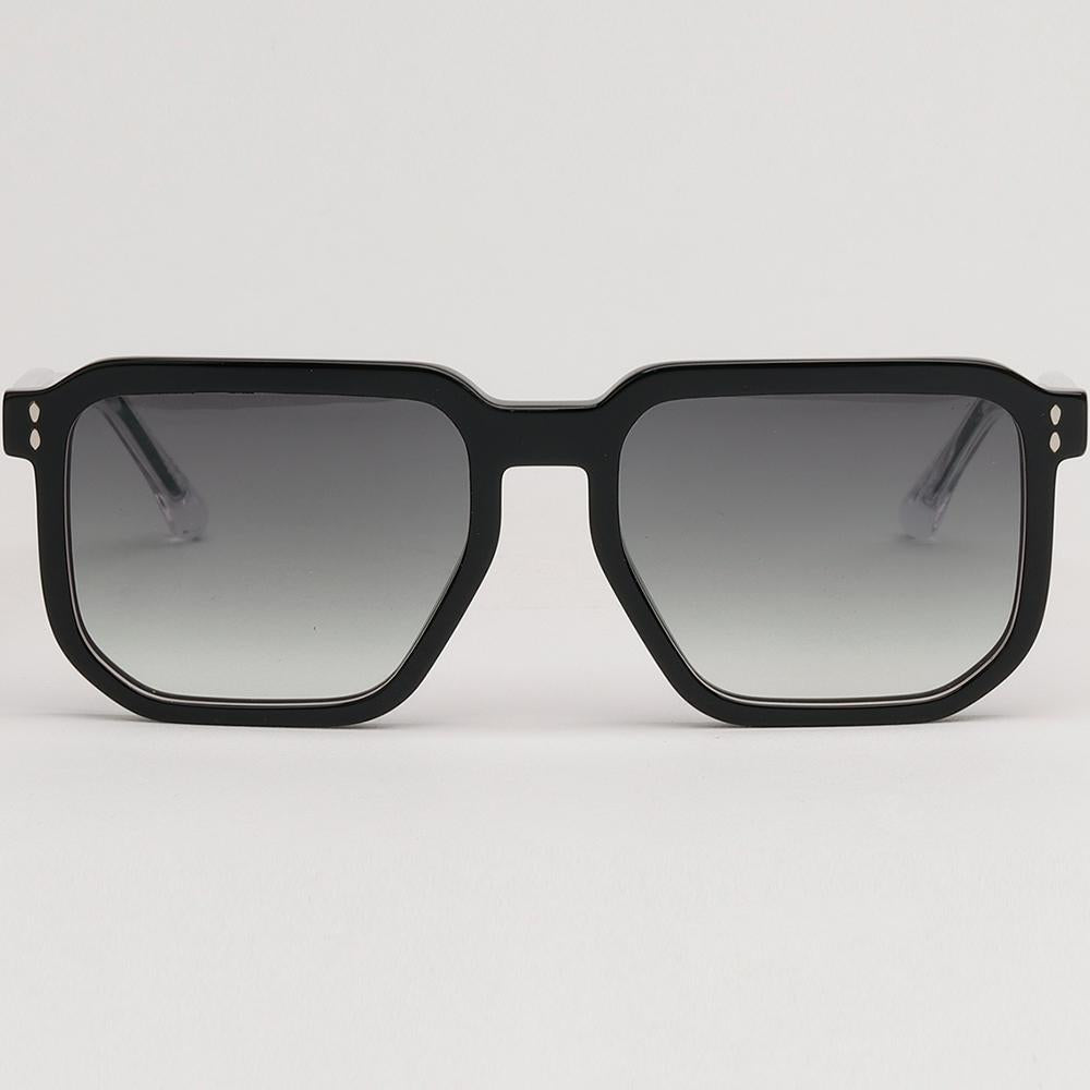 Isabel Marant Black Square Acetate Unisex Sunglasses IM0165S 8079O