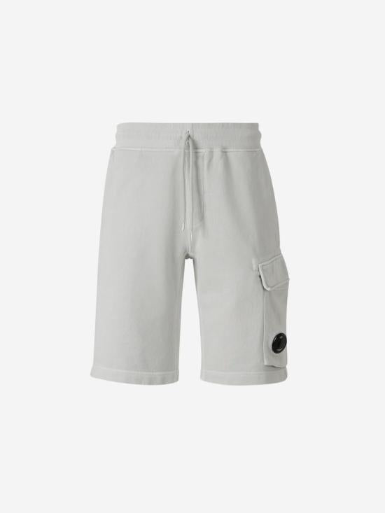 CP Company Men’s Cotton Drawstring Short Pants 18CMSB101A110044R800 BLUE FOX DOM